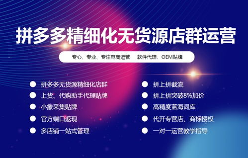 精細(xì)化運(yùn)營(yíng)助力陜西拼多多代運(yùn)營(yíng)公司 拼上拼軟件、貼牌大象采集與網(wǎng)站建設(shè)的一體化解決方案